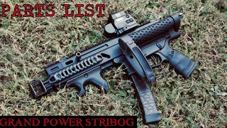 PARTS LIST!! GRAND POWER STRIBOG