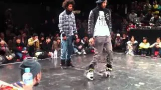 -Juste Debout Japon LES TWINS Final 2011. 1. 11 tokyo hip hop-- -.flv