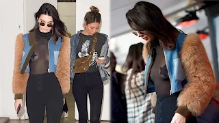 Kendall Jenner’s See-Through Look Turns Heads in Paris | Splash News TV