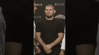 Khabib doing Face-Out with His Eagle Fc Fighters