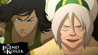 Korra Trains With Toph ⛰ | Full Scene | The Legend of Korra