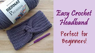 CROCHET: Super Easy Headband for Beginners