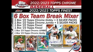 2022-23 Topps Chrome + Finest 6 Box TEAM break Mixer #1 eBay 08/11/23