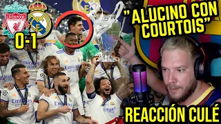 😡 HINCHA DEL BARÇA REACCIONA LIVERPOOL 0-1 REAL MADRID: LO DE COURTOIS NO ES NORMAL... 14 CHAMPIONS