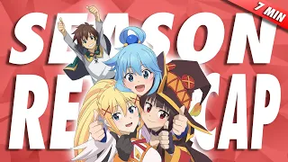 COMPLETE Konosuba Season 2 + Movie Recap in 7 MINUTES