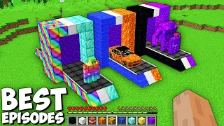 Which MOB UPGRADE IS BETTER LAVA VS PORTAL VS DIAMOND in Minecraft ? BEST VIDEO COMPILATION OF 2021