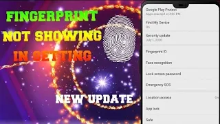 Huawei Mobile Fingerprint Option Missing || All Huawei Model Fingerprint Not Showing On Setting