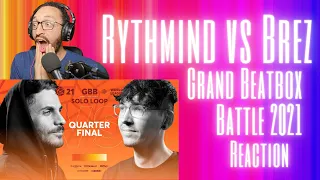 Battle Of The Year?! | Rythmind 🇫🇷 vs BreZ 🇫🇷 | GRAND BEATBOX BATTLE 2021 [REACTION]