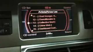 Audi Q7 iPod adapter