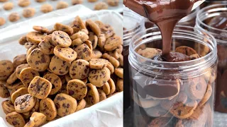 อร่อยมาก มินิคุกกี้ราดซอสช็อคโกแลตเข้มข้นสูตรเด็ดของPIMMY Chocolate mini cookies Recipe