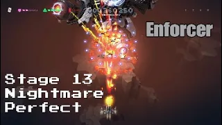 Sky Force Reloaded - Stage 13 Nightmare Perfect (Enforcer) PS4 🎵 Cluster Buster & Mega Drive