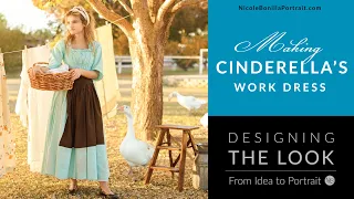 DIY Disney Cinderella 2015 Live Action How to Make Teal Blue Work Dress