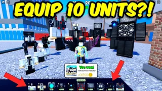 GLITCH in Toilet Tower Defense! USE 10 UNITS! #roblox