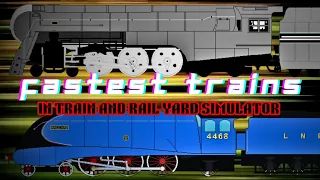 Ranking Every STEAM Engine's REAL Top Speed | Train and Rail Yard Simulator