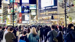 【4K】Tokyo Night Walk - Shibuya (Nov.2021)