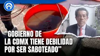Cuando el gobierno de la CDMX no sabe lo que pasa, recurre a sabotajes: Rafael Cardona