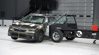 2022 Subaru Outback updated side IIHS crash test