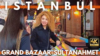 ISTANBUL GRAND BAZAAR,SULTANAHMET 25 OCTOBER 2022 WALKING TOUR | 4K UHD 60FPS