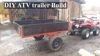 Building a budget ATV trailer