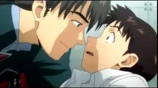 Neon Genesis Evangelion You Can (Not) Advance- Kaji x Shinji moment