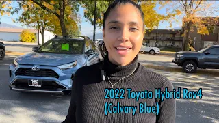 2022 Toyota RAV4 XSE Hybrid (Calvary Blue)