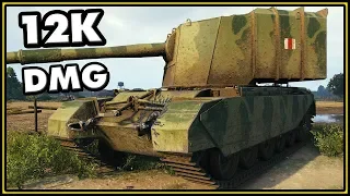 FV4005 Stage II - 12,2K Damage - World of Tanks Gameplay