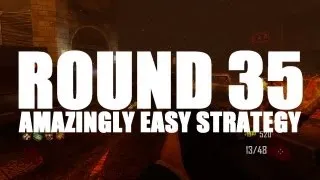 BO2 Zombies: Round 35 Solo on Town! (Amazingly Easy Strategy)