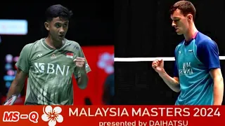 Alwi Farhan (INA) vs Mads Christophersen (DEN) | Q | Malaysia Master 2024 Badminton