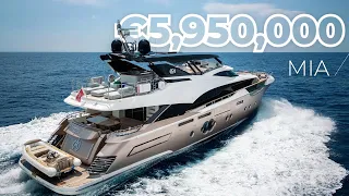 Touring an Exclusive Yacht FOR SALE  MONTE CARLO YACHTS 96 "MIA"
