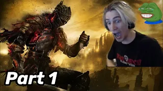 Xqc plays Dark Souls 3 With Chat (Part 1)