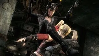 Injustice: Gods Among Us - Catwoman vs. Harley Quinn fight trailer