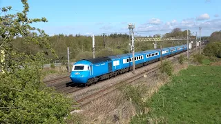 Speeding through Cumbria: Midland Pullman and Tangmere  at Carlisle. 27 April 24