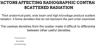 3. Contrast RADIOGRAPHIC IMAGING