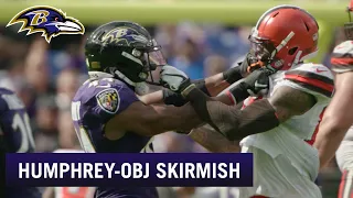 Full Video of Marlon Humphrey-Odell Beckham Jr. On-Field Fight | Baltimore Ravens