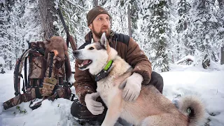 SOLO LIVING IN A LOG CABIN OFF GRID.