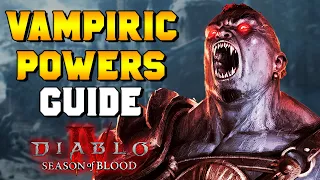 ULTIMATE Vampiric Powers & Pacts Guide for Diablo 4