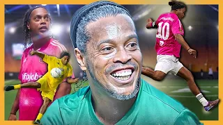 Lo que aún puede hacer Ronaldinho con mas de 40 Años viejo y Retirado