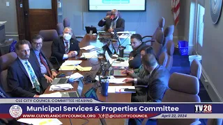 Municipal Services and Properties Committee, April 22, 2024
