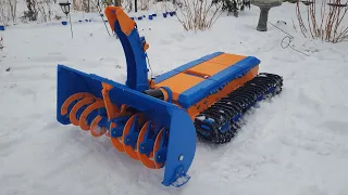 Spyker Workshop - 3D Printed Snow Cat (2X-KAT) + Snow Blower (2X-Blower)