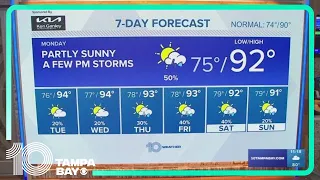 10 Weather: Sunday late forecast; June 2, 2024