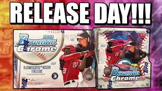 BOWMAN CHROME IS HERE!!  | 2023 Bowman Chrome Hobby & HTA Box Reviews