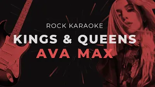 Ava Max - Kings & Queens - Karaoke Instrumental (Rock Version)