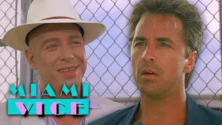 Hackman Thanks Crockett for Saving His Life | Miami Vice