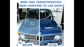 7 Steps How We Transform BMW 2002 FROM JUNKYARD to CAR SHOW