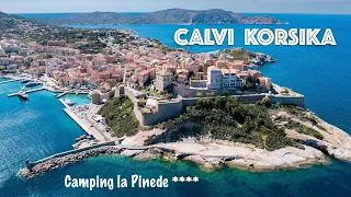 Korsika 2023 Calvi Camping la Pinede mit dem Wohnmobil Korsika umrunden