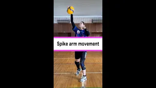 Spike arm movement【volleyball】