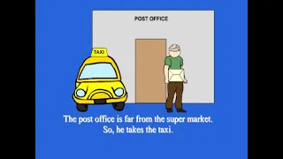 36.At the Post Office | Picture Composition Book