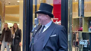 Incredible singing by doorman at Brown Thomas- It’s beginning to look a lot like Christmas.