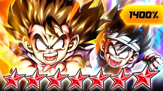 (Dragon Ball Legends) ZENKAI 7, 1400%, 14 STAR GRN REVIVAL GOHAN! ALRIGHT, I'M IMPRESSED!