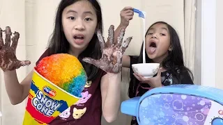 Pretend Play Food Cooking with NEW SNOW CONE